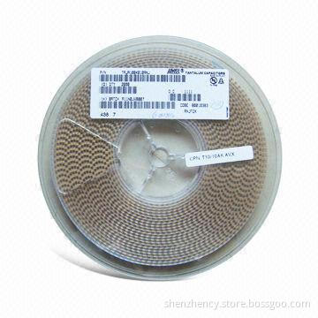 Tantalum Capacitor with Rated Voltages of 4 to 50V and Lifespan of 2,000 Hours